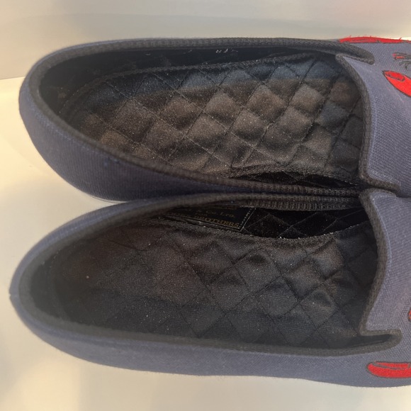 Peal & Co Brooks Brothers Lobster Embroidered Loafers Made England Mens 8.5 main image 2
